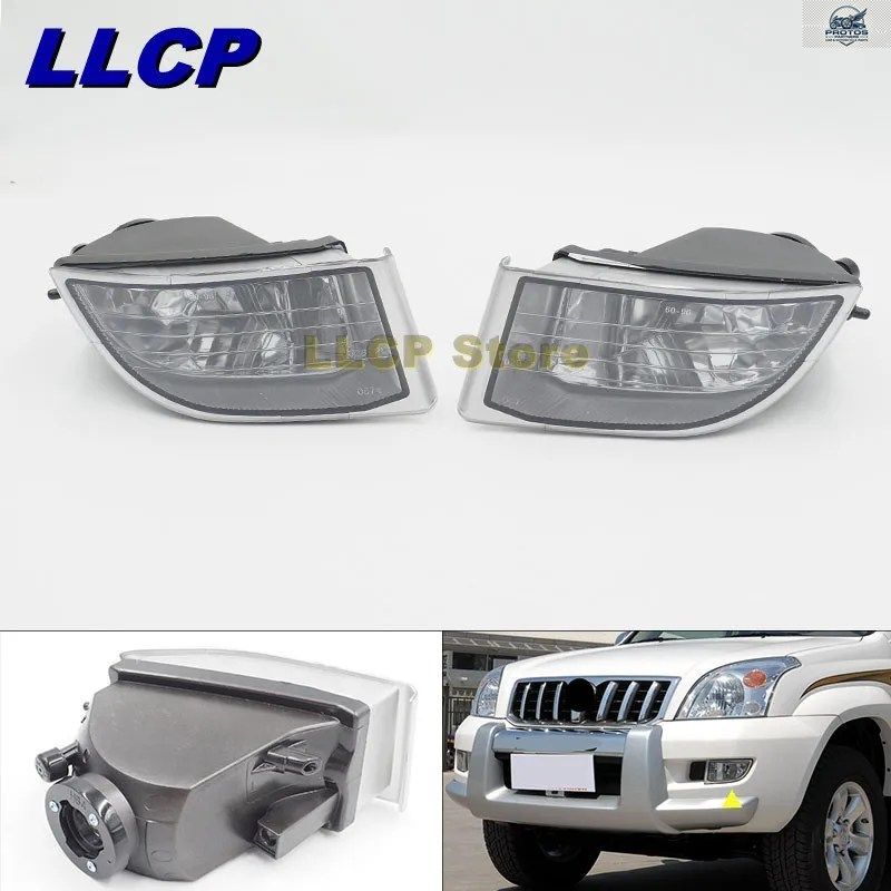 トヨタ ランドクルーザー プラド 120シリーズ 2700 4000 LC120 2002 - 09 フロントフォグランプ