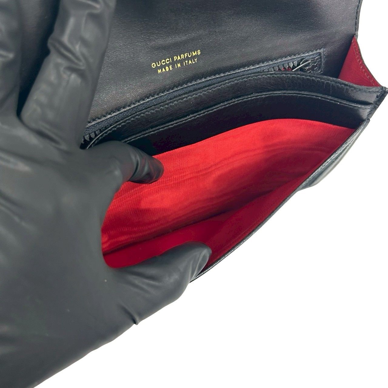 GUCCI　オールドグッチ　シェリーライン　ミニポーチ　イタリア製 未使用保管品 箱付き GUCCI グッチ オールドグッチ ヴィンテージ GG