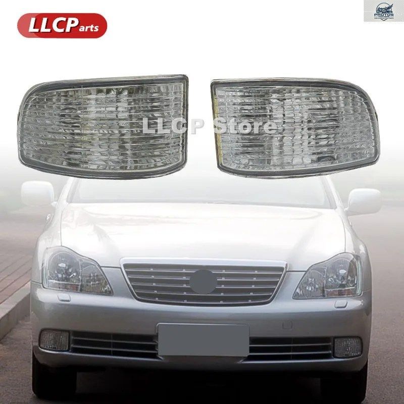 LLCP トヨタ クラウン 2005-2006 - 09 フロントバンパーグリル ドライビングシグナルランプ フォグランプアセンブリ