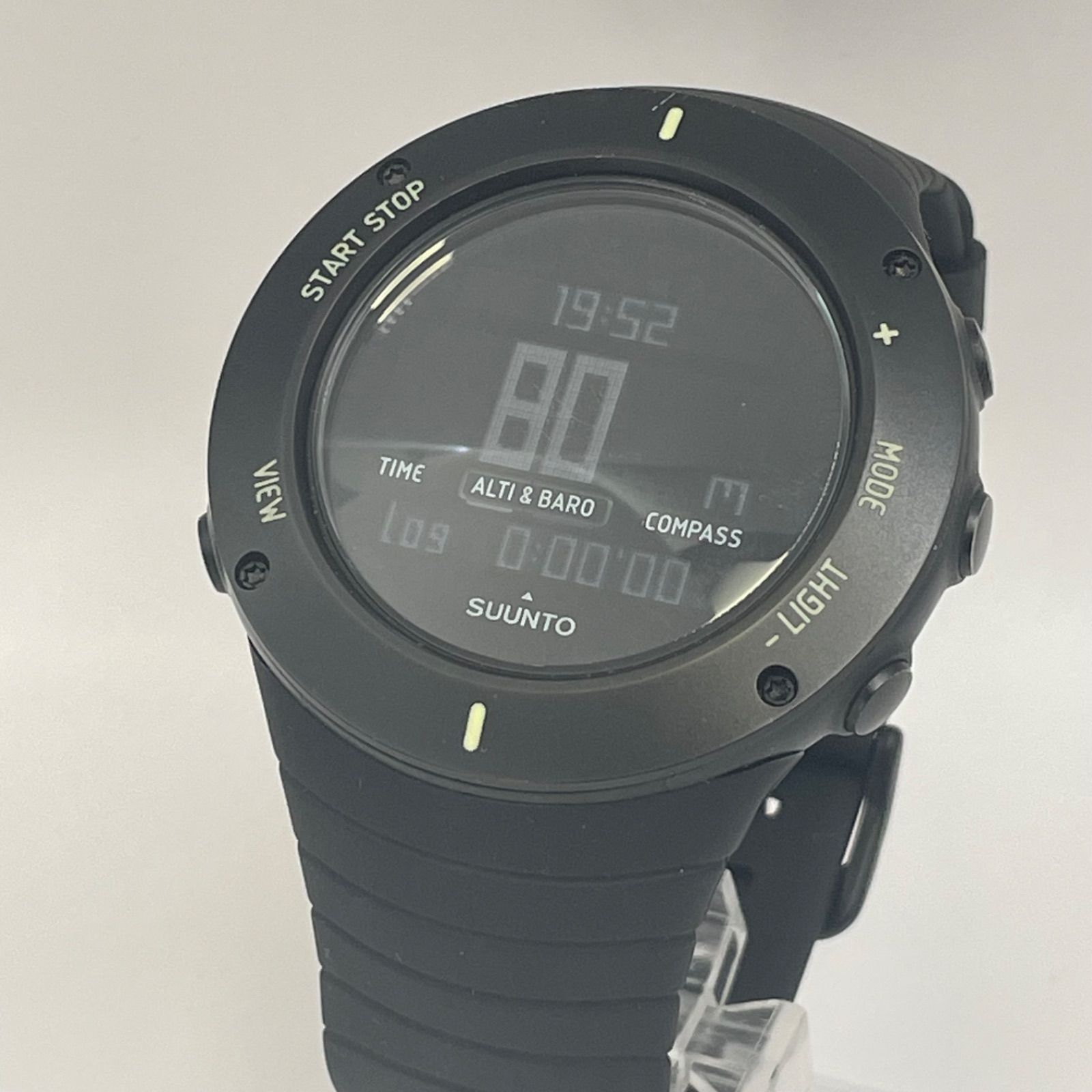 【新品電池・新品ベルト（社外）】SUUNTO CORE スントコア ディープブラック 高度計 気圧計 コンパス 登山 アウトドア 腕時計