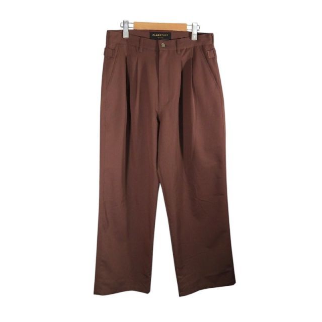 F-LAGSTUF-F 24ss BAGGIE SLACKS BROWN サイズM FS1488 フラグスタフ バギー スラックス パンツ ボトムス 大名店