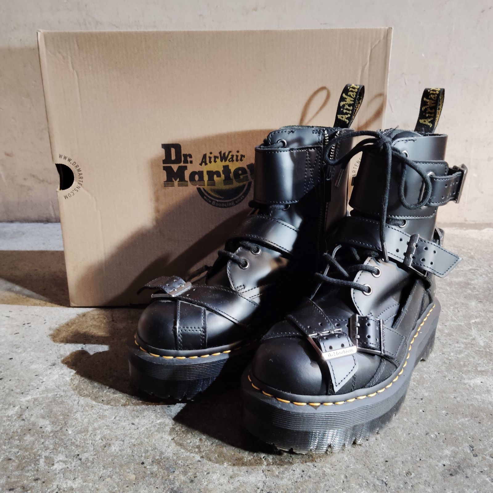 Dr.Martens JADON STRAP 8ホール UK4 ハーネス ドクターマーチン