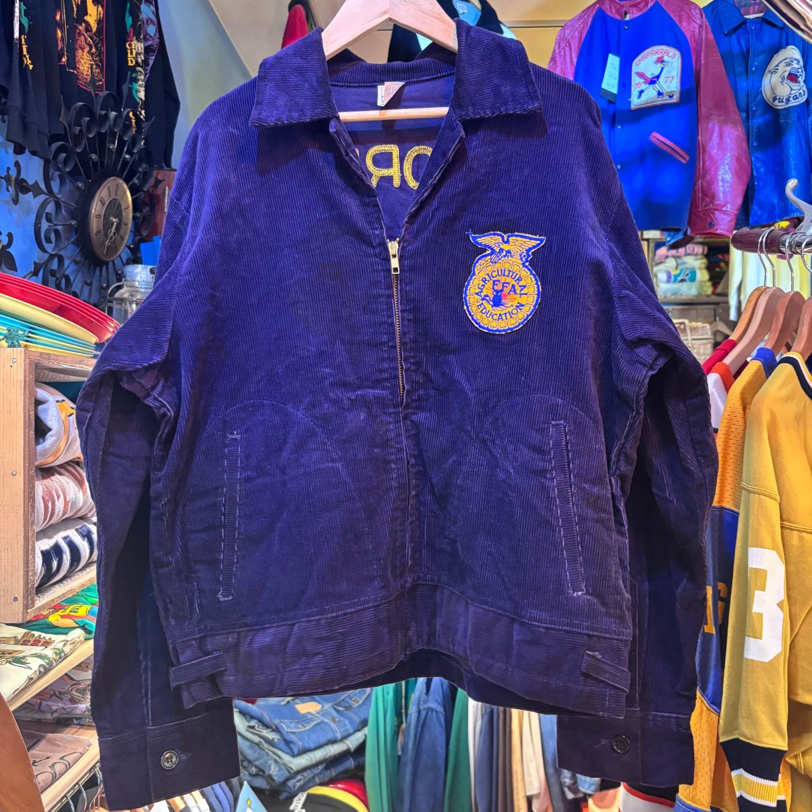 と*う様 Vintage FFA コーデュロイジャケット 42 70s 80s 70s〜80s FFA コーデュロイジャケット FLORIDA USA製 サイズ42 YKK
