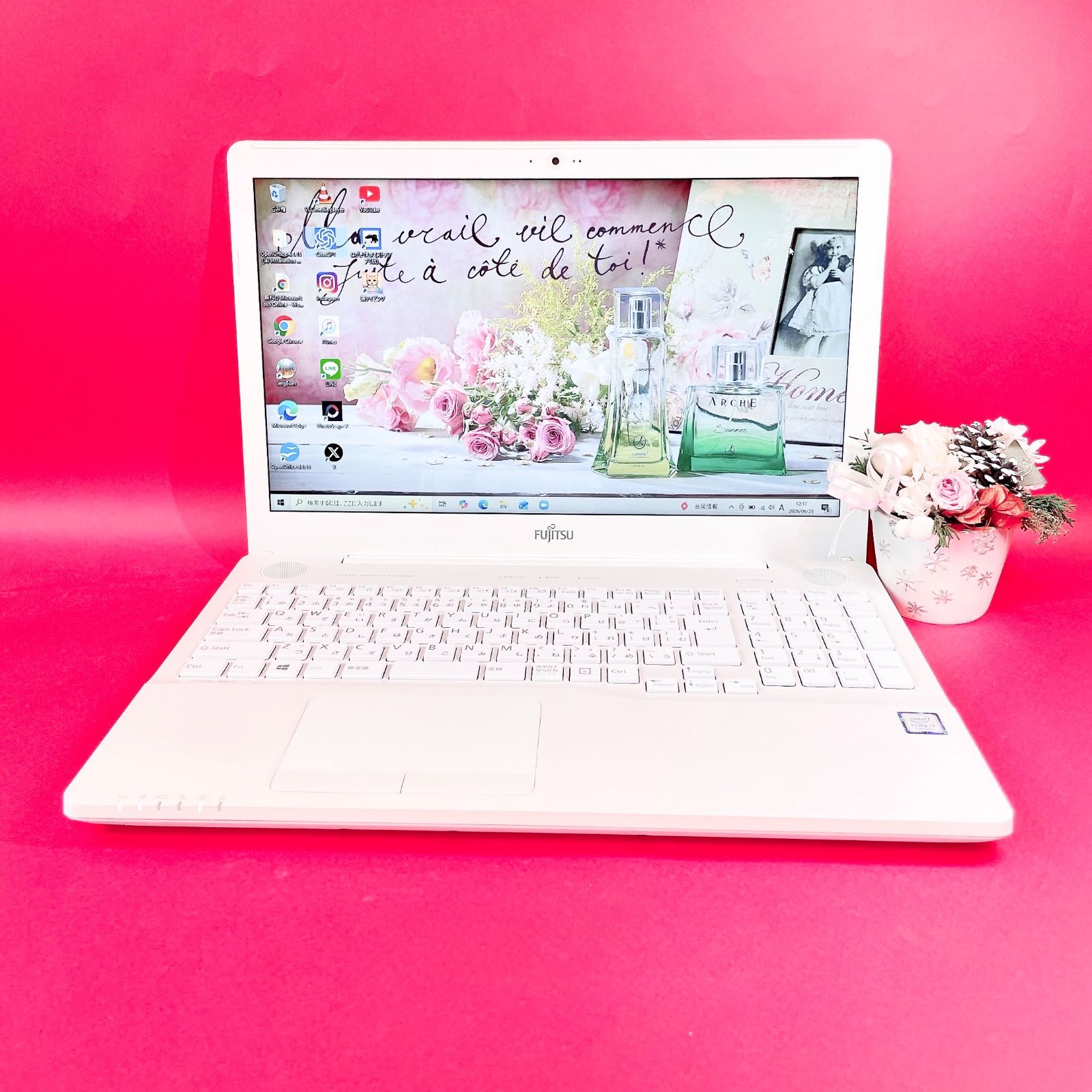 美品Corei7✨薄型ノートPC 富士通 SSD256GB - メルカリ