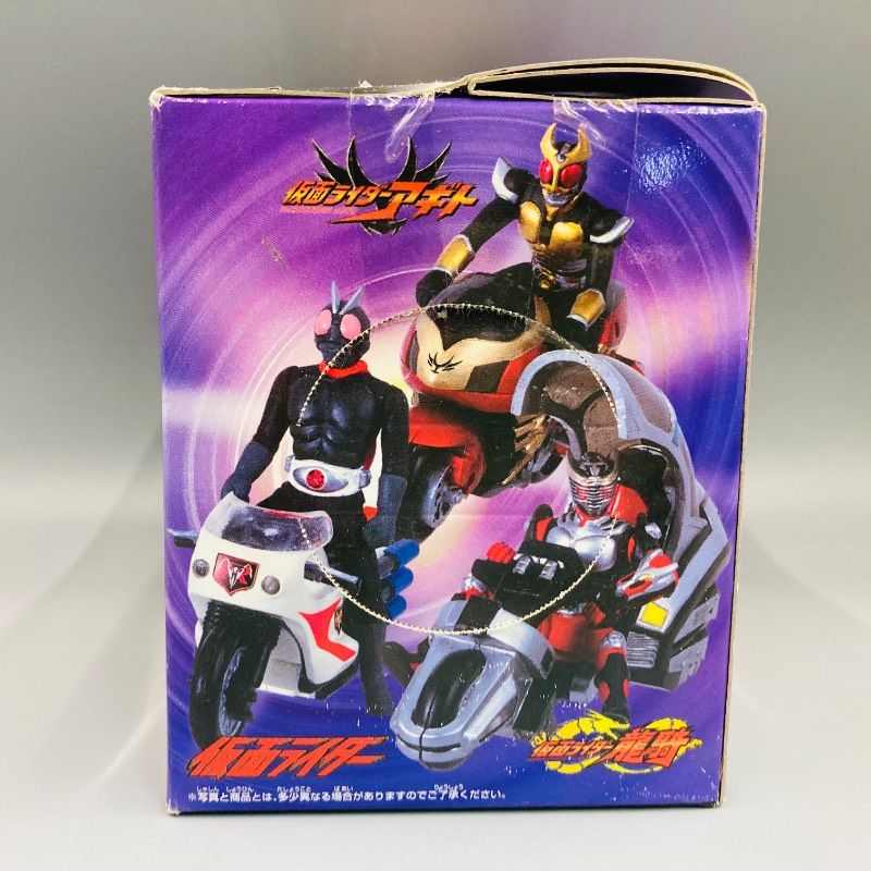 仮面ライダー　フィギュア&バイク　バンプレスト 4点　セット 未使用品】 仮面ライダー ライト付バイク＆フィギュア 仮面ライダー
