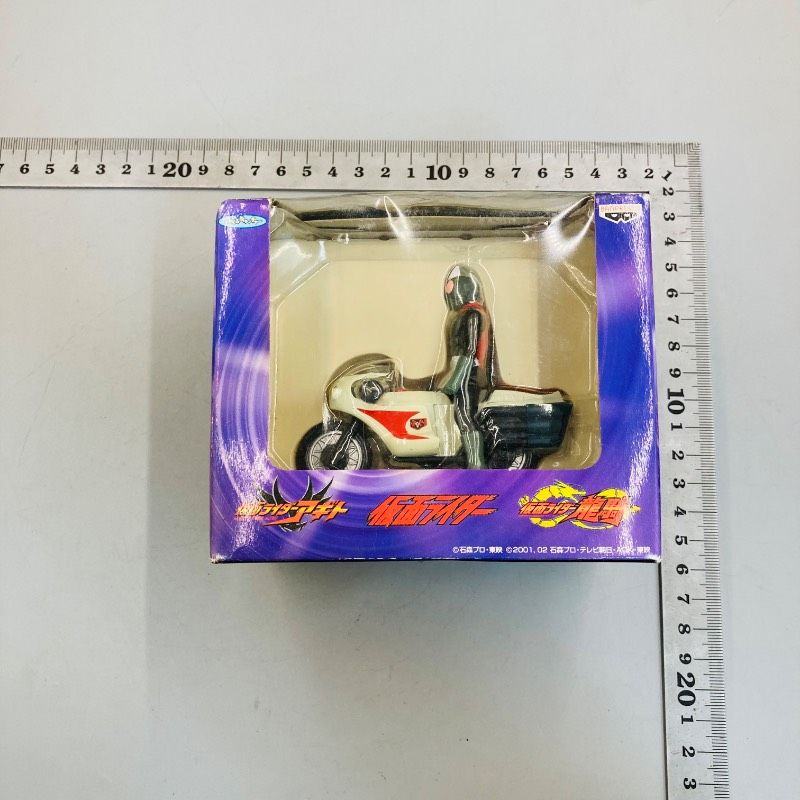 未使用品】 仮面ライダー ライト付バイク＆フィギュア 仮面ライダー