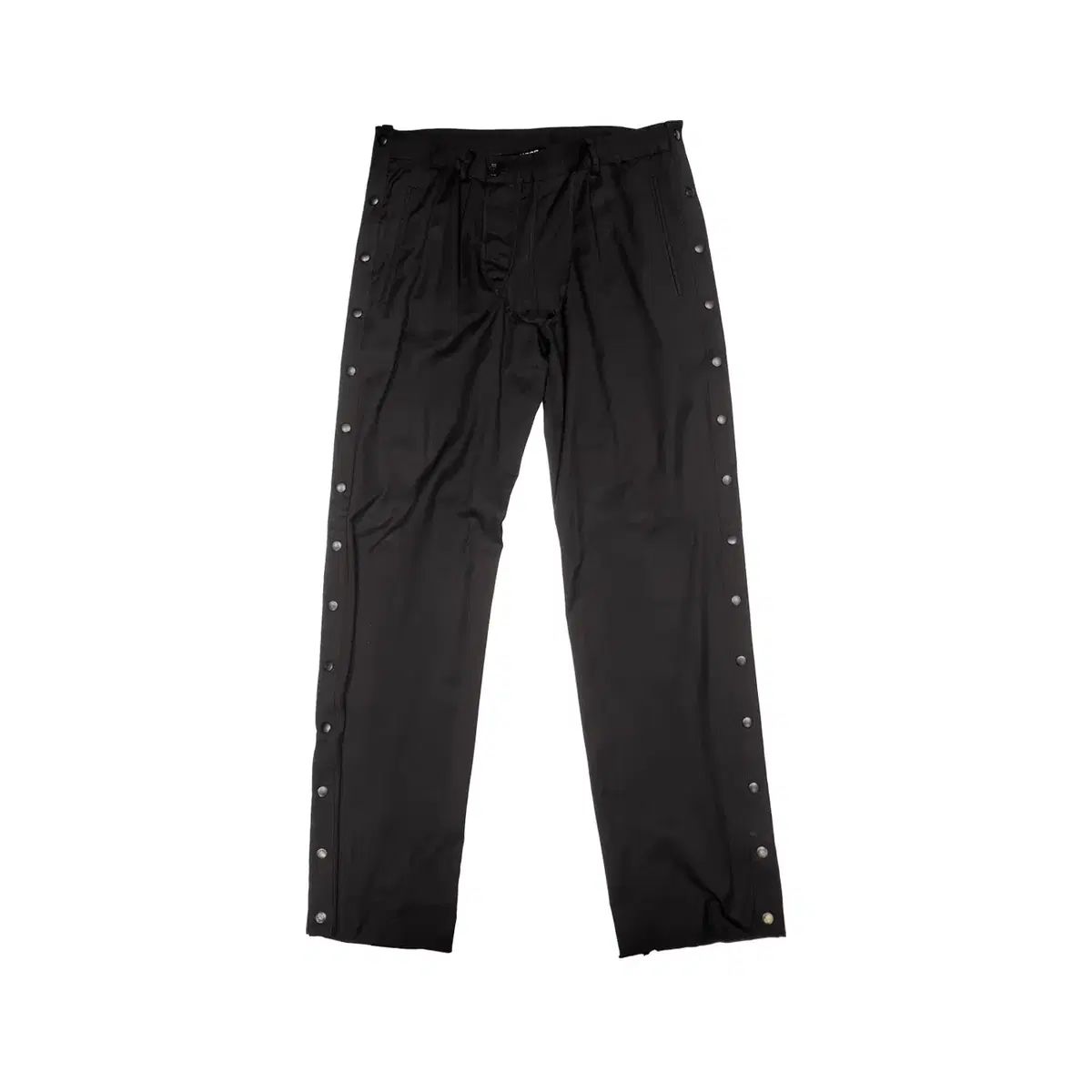 WHO BY AIR - 16SS アストロノート ボタン スラックス - ブラック - XL