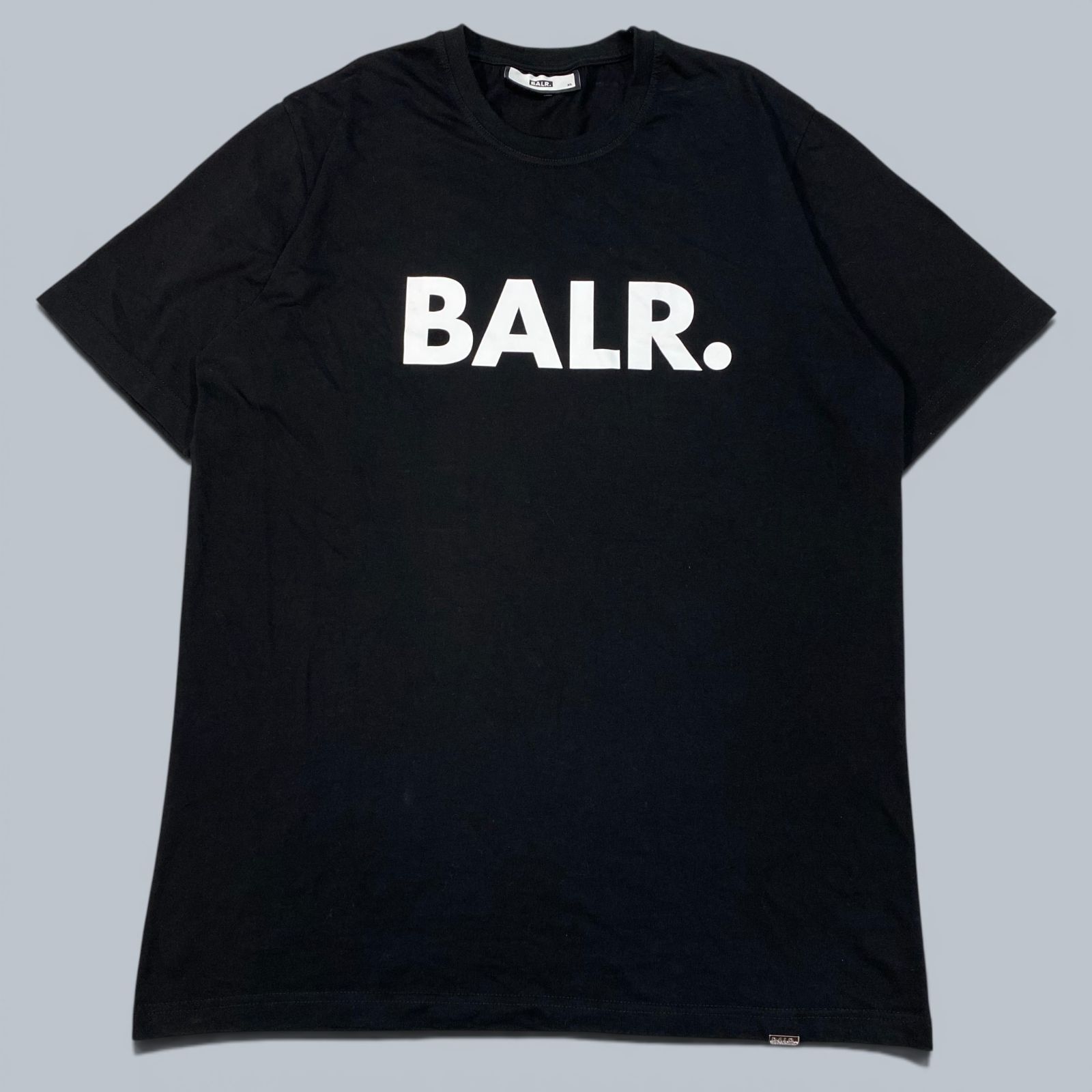 BALR. ボーラー 半袖 Tシャツ XL ブラック ロゴ柄 KT60-D9-KG
