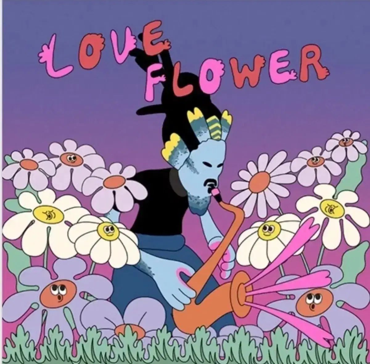 キム・オキ lp LOVEフラワー 限定盤 未開封