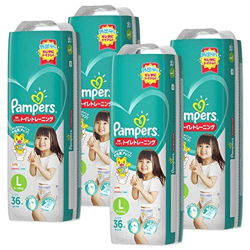 【パンツ Lサイズ】パンパース オムツ 卒業パンツ (9~14kg) 144枚(36枚×4パック) [ケース品]e