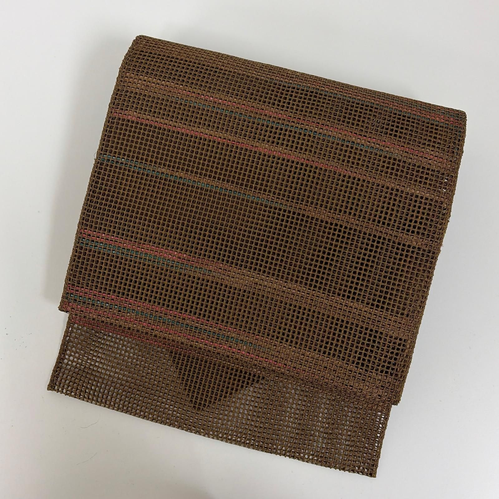 夏物 名古屋帯 正絹 羅織 上品な色味 八寸 MA-9528 7,154円