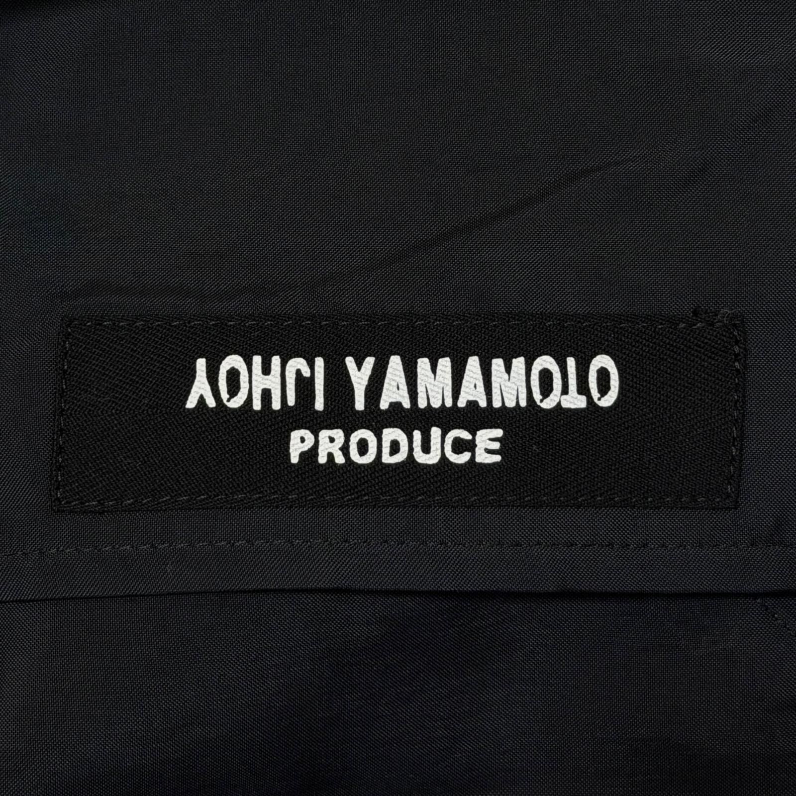 参考上代74800円 Yohji Yamamoto 26SS CUPRO TAFFETA FRONT DOUBLE