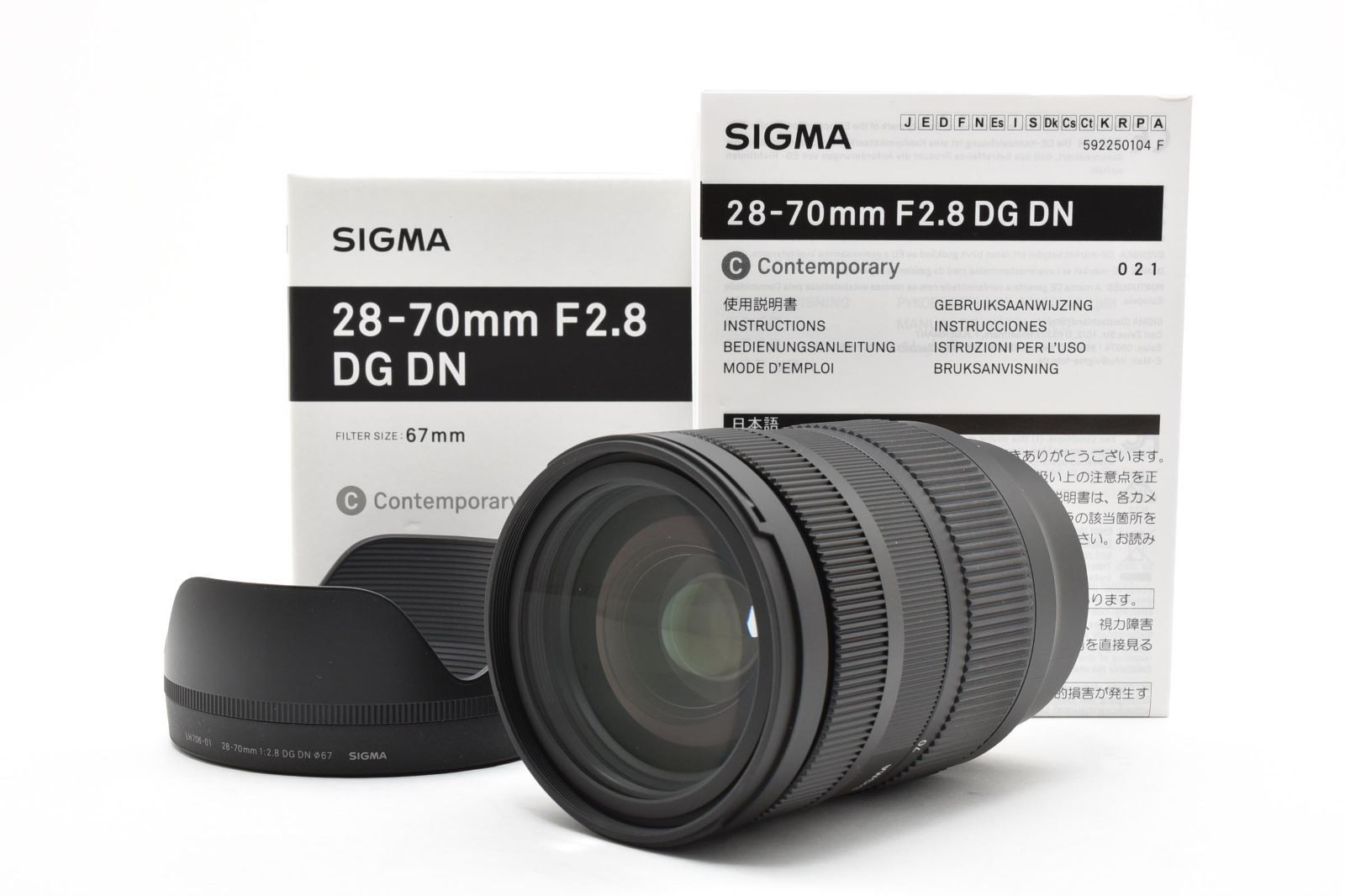 ★新品級★ シグマ SIGMA Contemporary 28-70mm F2.8 DG DN ソニー SONY Eマウント 《元箱・フード付！》★完動品★ #A605111