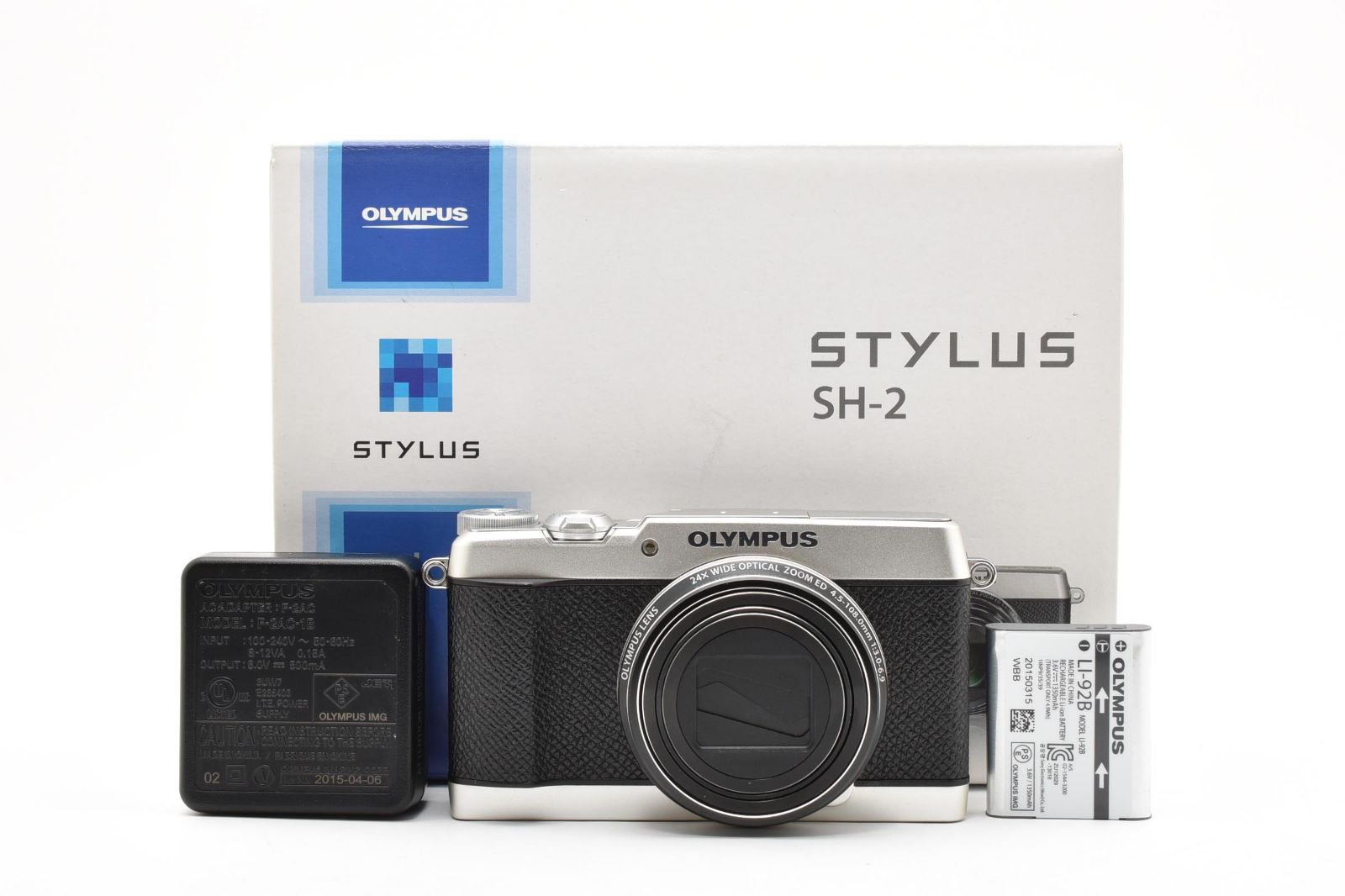 ☆実用品☆ オリンパス OLYMPUS STYLUS SH-2 シルバー 《元箱付・付属