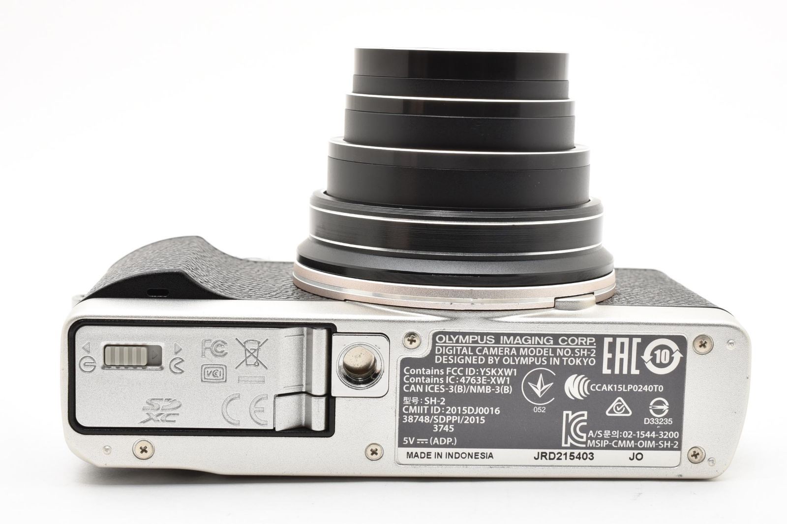 ☆実用品☆ オリンパス OLYMPUS STYLUS SH-2 シルバー 《元箱付・付属