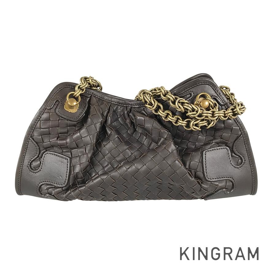 ボッテガヴェネタ BOTTEGA VENETA イントレチャート 161257 レザー トートバッグ sh【中古】