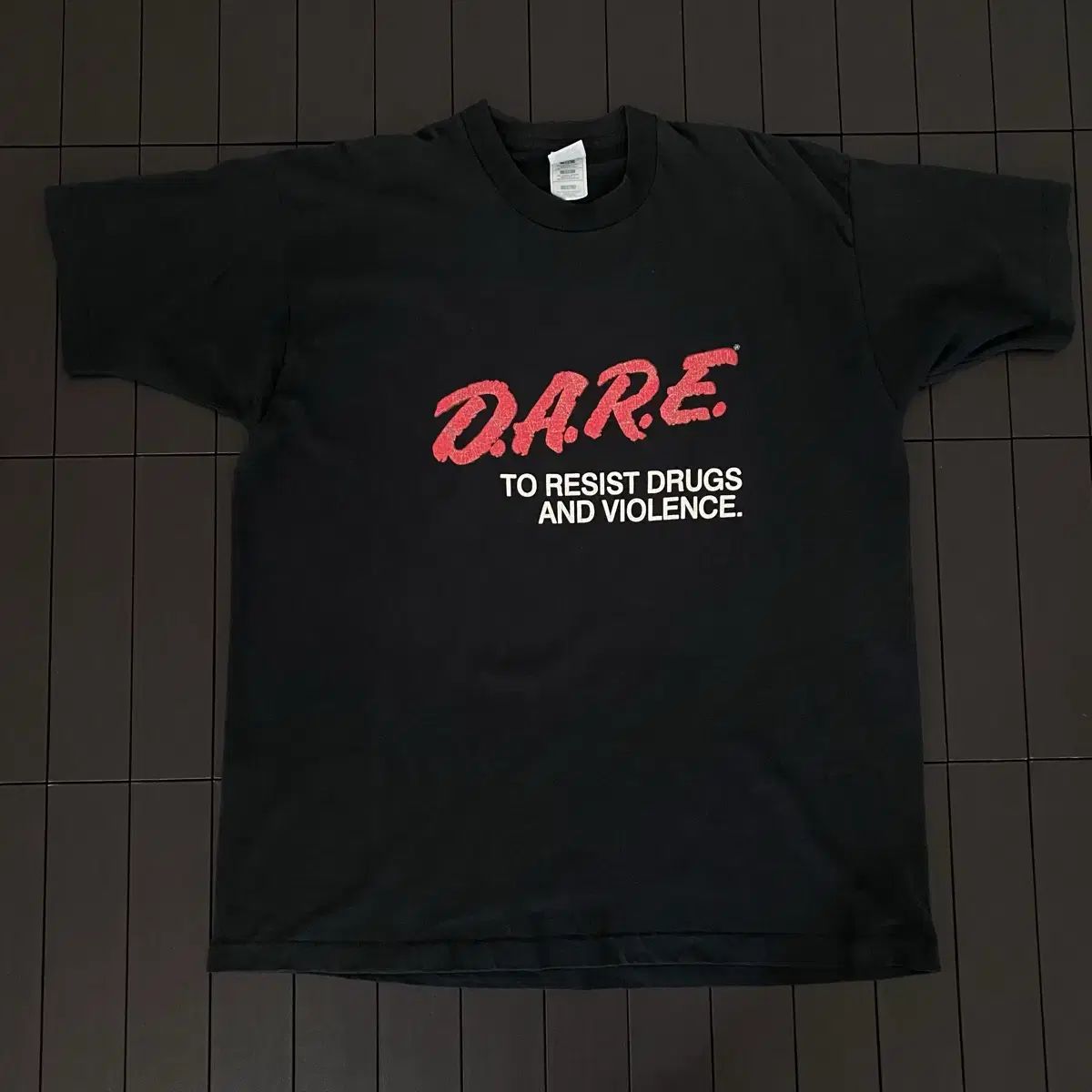 (XXL) 90s ヴィンテージ DARE Tシャツ