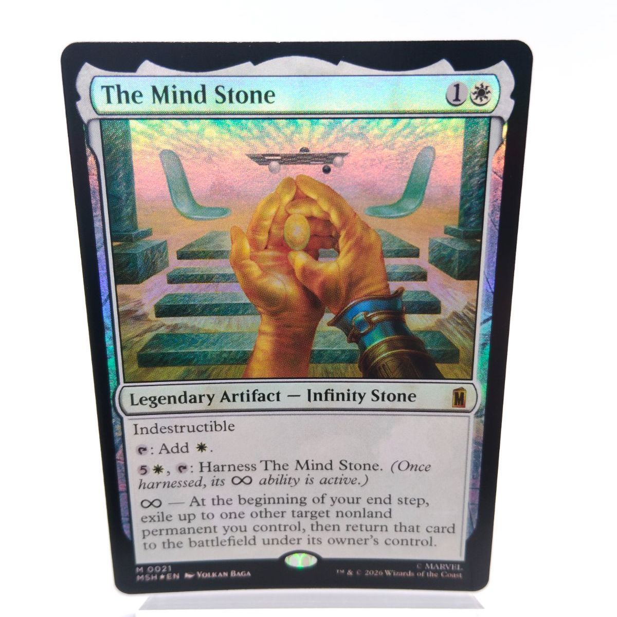 【Foil】マインド・ストーン / The Mind Stone / MTG EN MSH / マーベル スーパー・ヒーローズ 英語