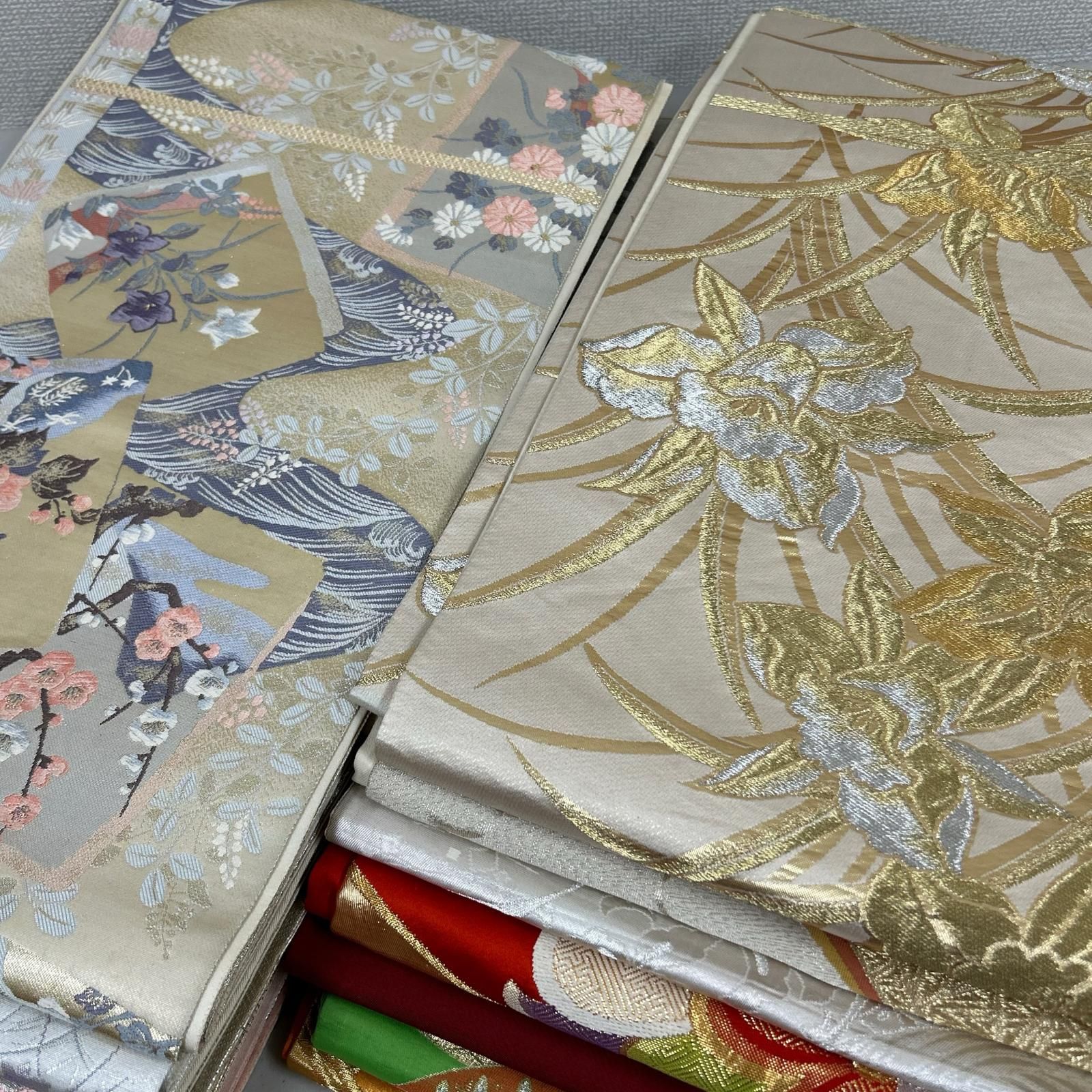 袋帯 正絹 14本 まとめ売り リメイク材料 Y-837
