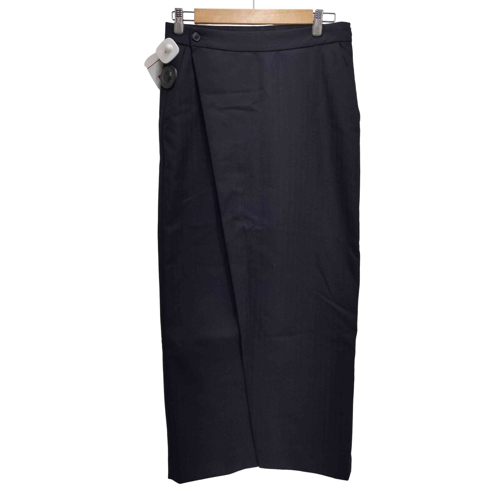 ドリスヴァンノッテン DRIES VAN NOTEN ウール ヘリンボーン ラップスカート レディース EUR：44-46