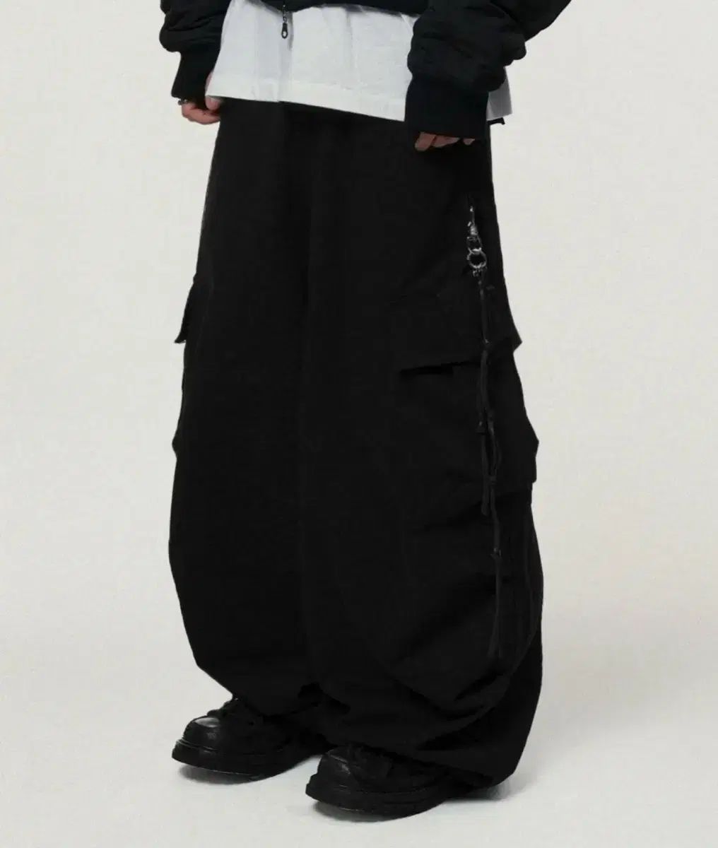 アイドントウォナセル コットン カーゴ バルーンパンツ