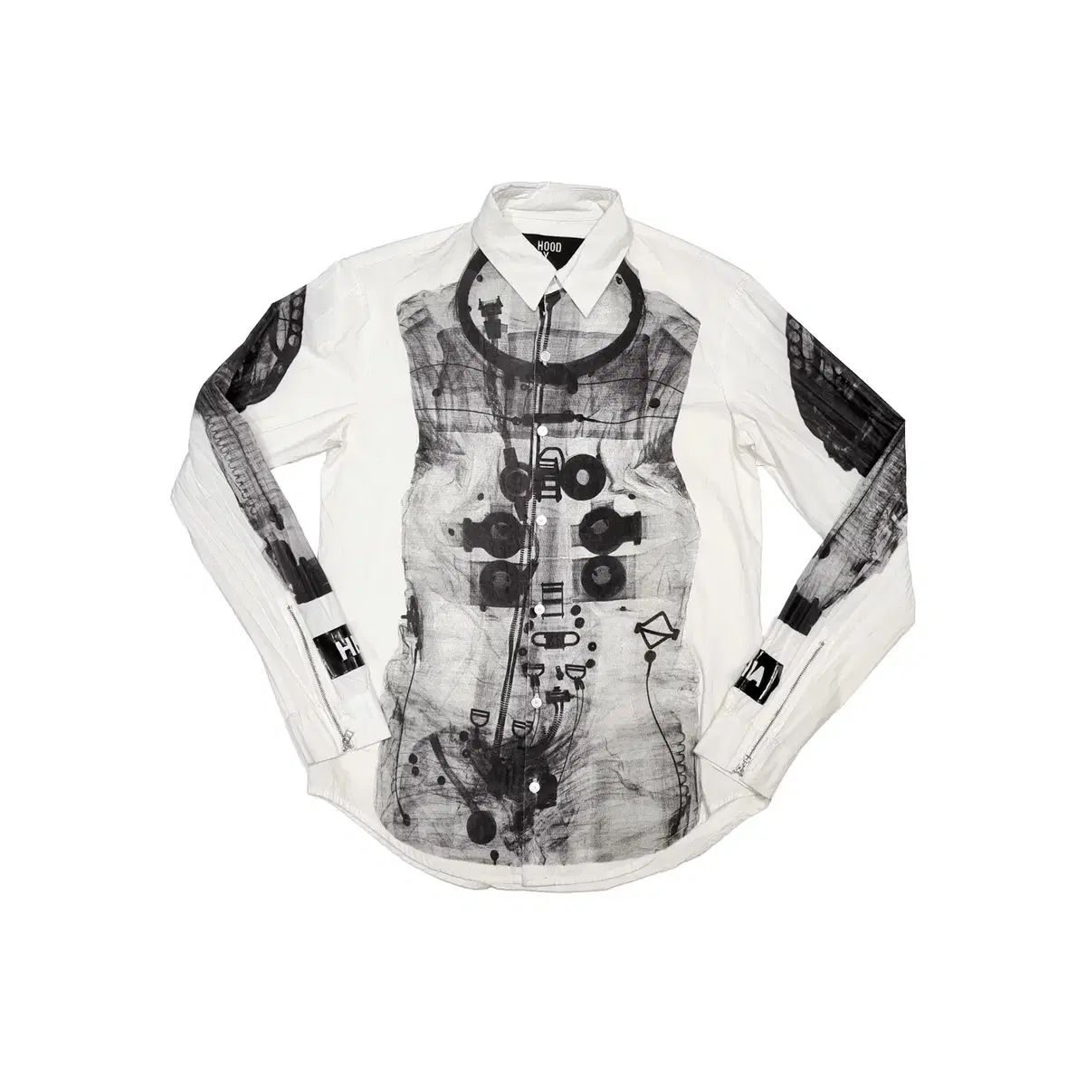 フッドバイエクス - 15SS エクスレイ シャツ - 白 - M