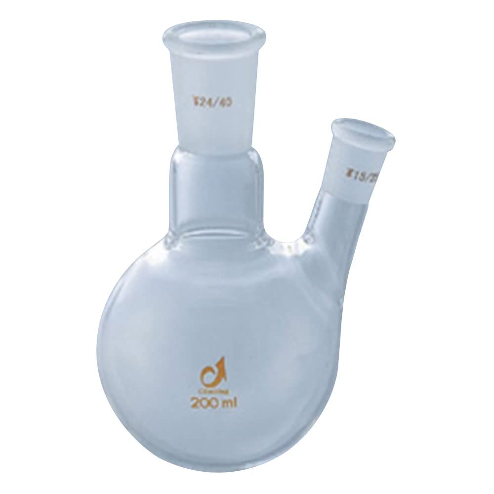 新品 クライミング 共通摺合二つ口フラスコ 0078-03-10 200mL /1-4329-01