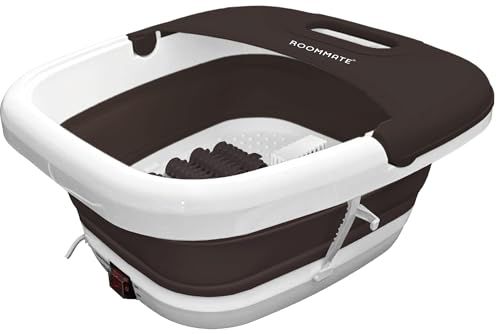東京Deco 足湯 フットバス 折りたたみ 保温 43℃ バブル機能 保温フットバス ブラウン [折り畳み式 足つぼバブルジェット] 足湯 バブル バス 保温 バブル機能 折りたたみ 足つぼ バブルジェット d000★m 067b20ee