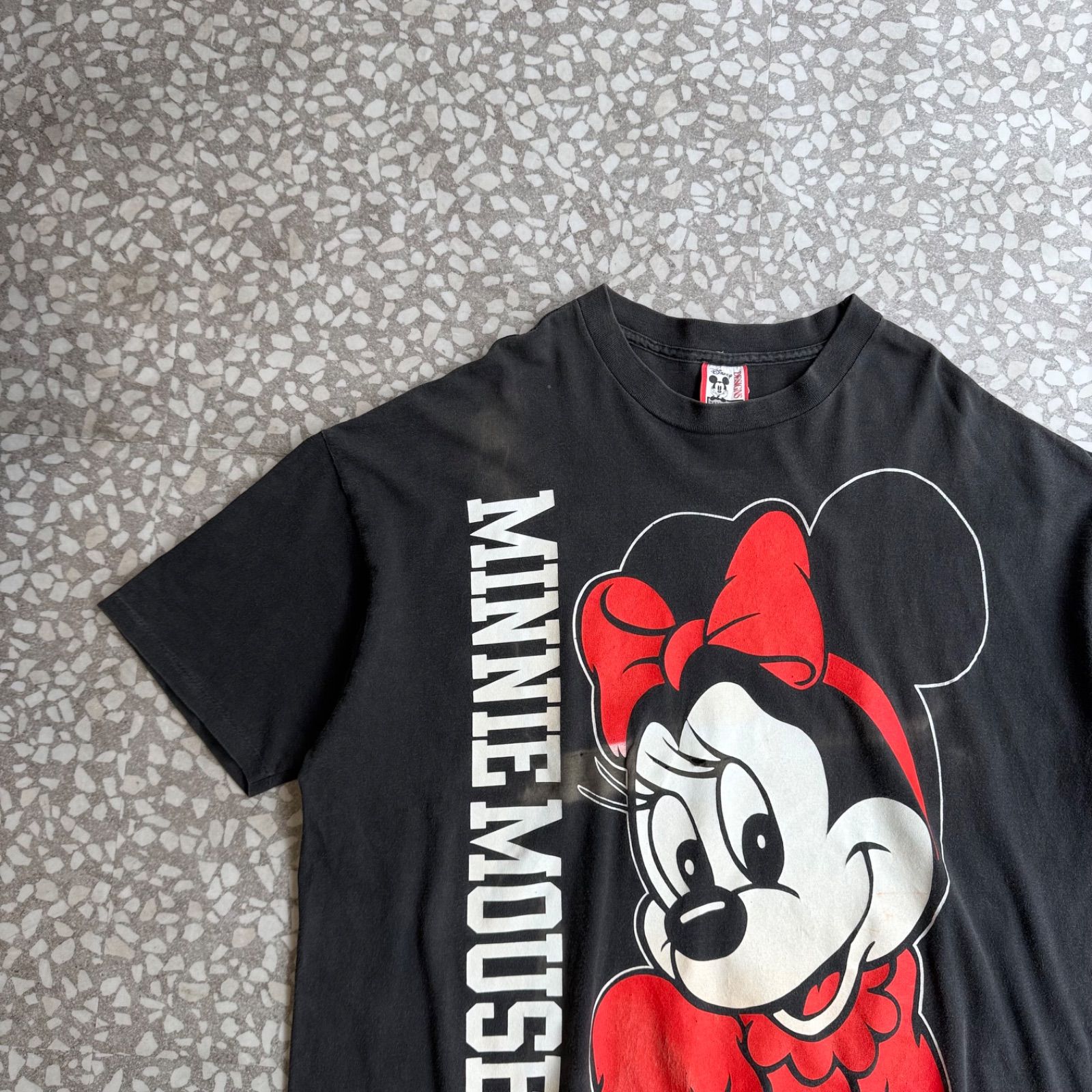[ Archive アーカイブ Y2K ] DISNEY / 90’s usa製 MINNIE MOUSE T-shirt ディズニー　90年代　アメリカ製　ミニーマウス　ビックフェイス　半袖　Tシャツ　オーバーシルエット 大判