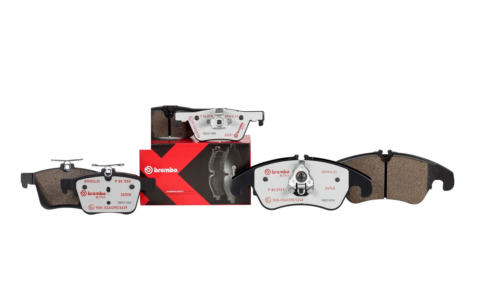 新品 ブレンボ(brembo) Xtraパッド AUDI A4 (B8) 8KCDNF 09/03～11/06 フロント P85 098X