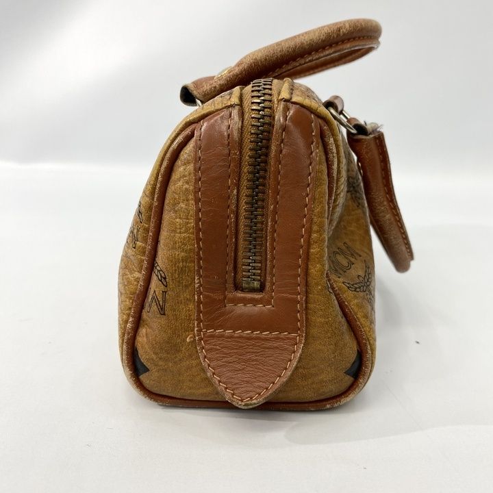 MCM エムシーエム ミニ ボストン バッグ ハンドバッグ ヴィセトス
