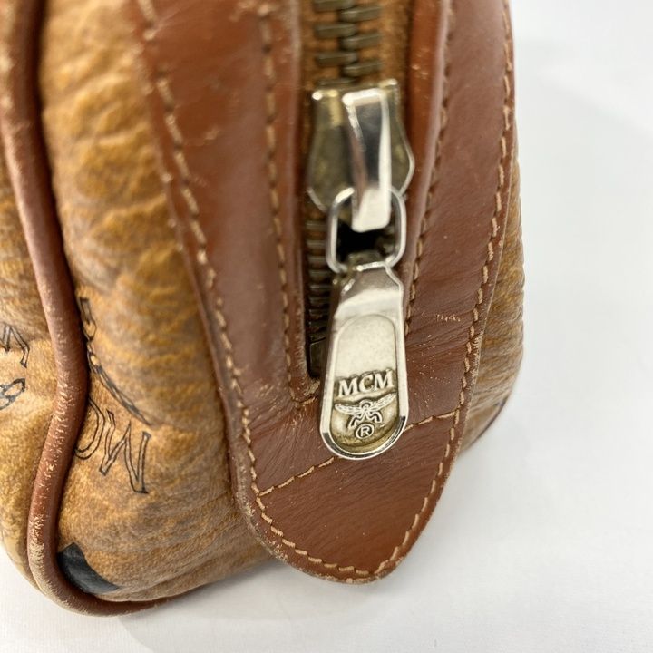 MCM エムシーエム ミニ ボストン バッグ ハンドバッグ ヴィセトス