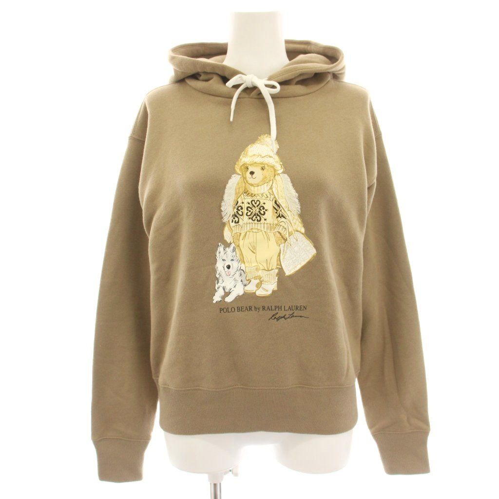ポロ ラルフローレン POLO RALPH LAUREN POLO BEAR スウェット トレーナー プルオーバー 長袖 XS べージュ /HN8