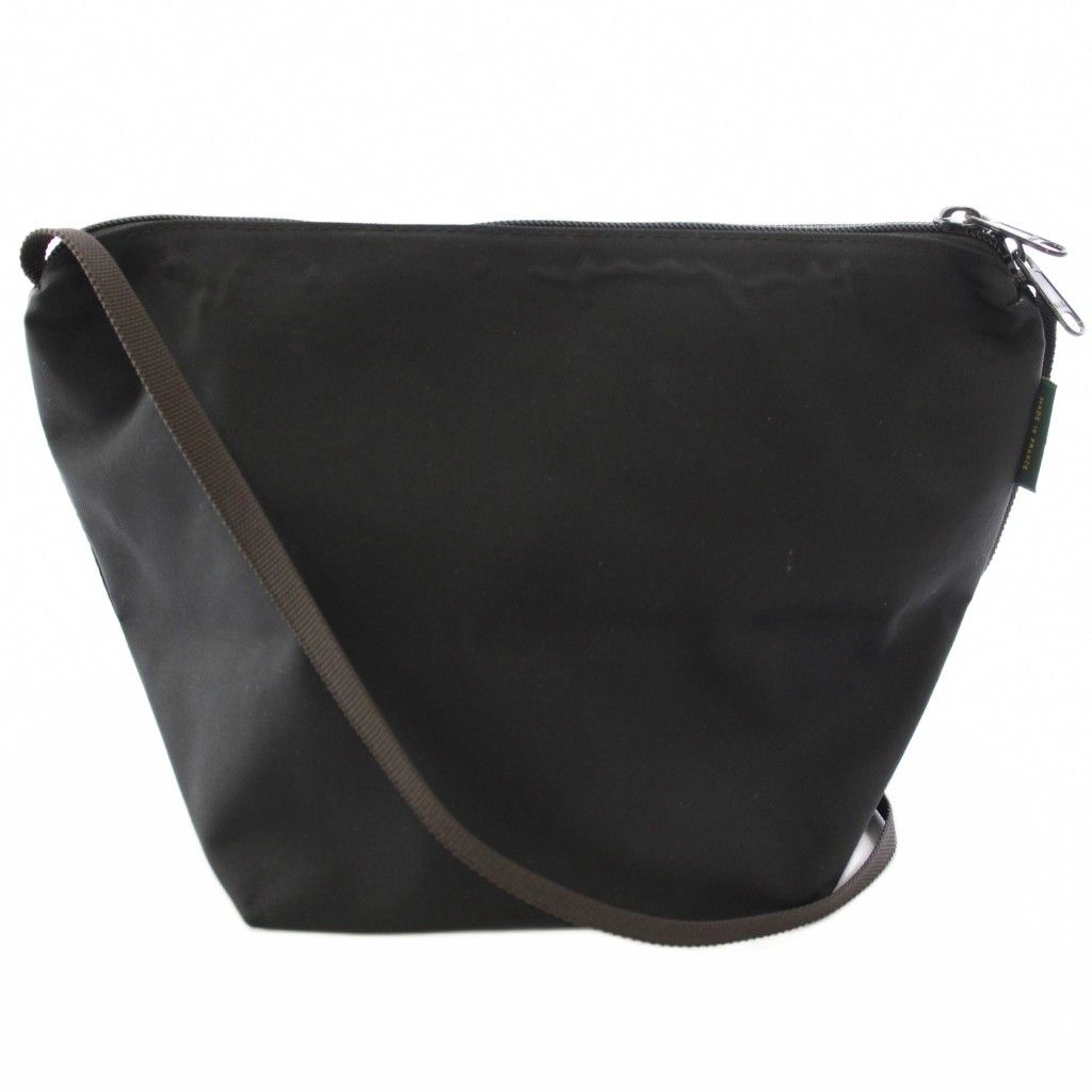 エルベシャプリエ Herve Chapelier green label relaxing別注 ビッグポシェット ショルダーバッグ 黒 ブラック 2890N /TK