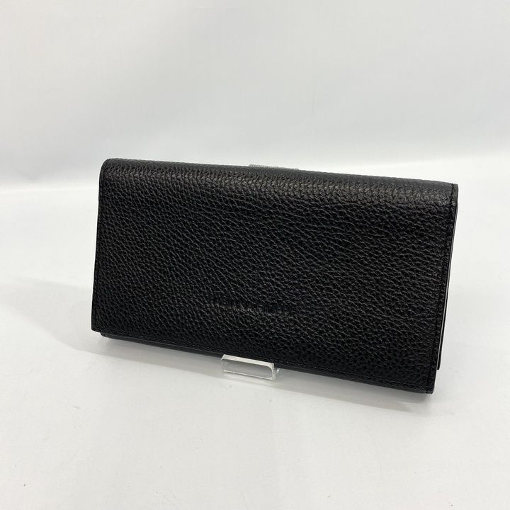 FABIANA FILIPPI ファビアナ フィリッピ レザー 長財布 ロング ウォレット ブラック レディース 財布