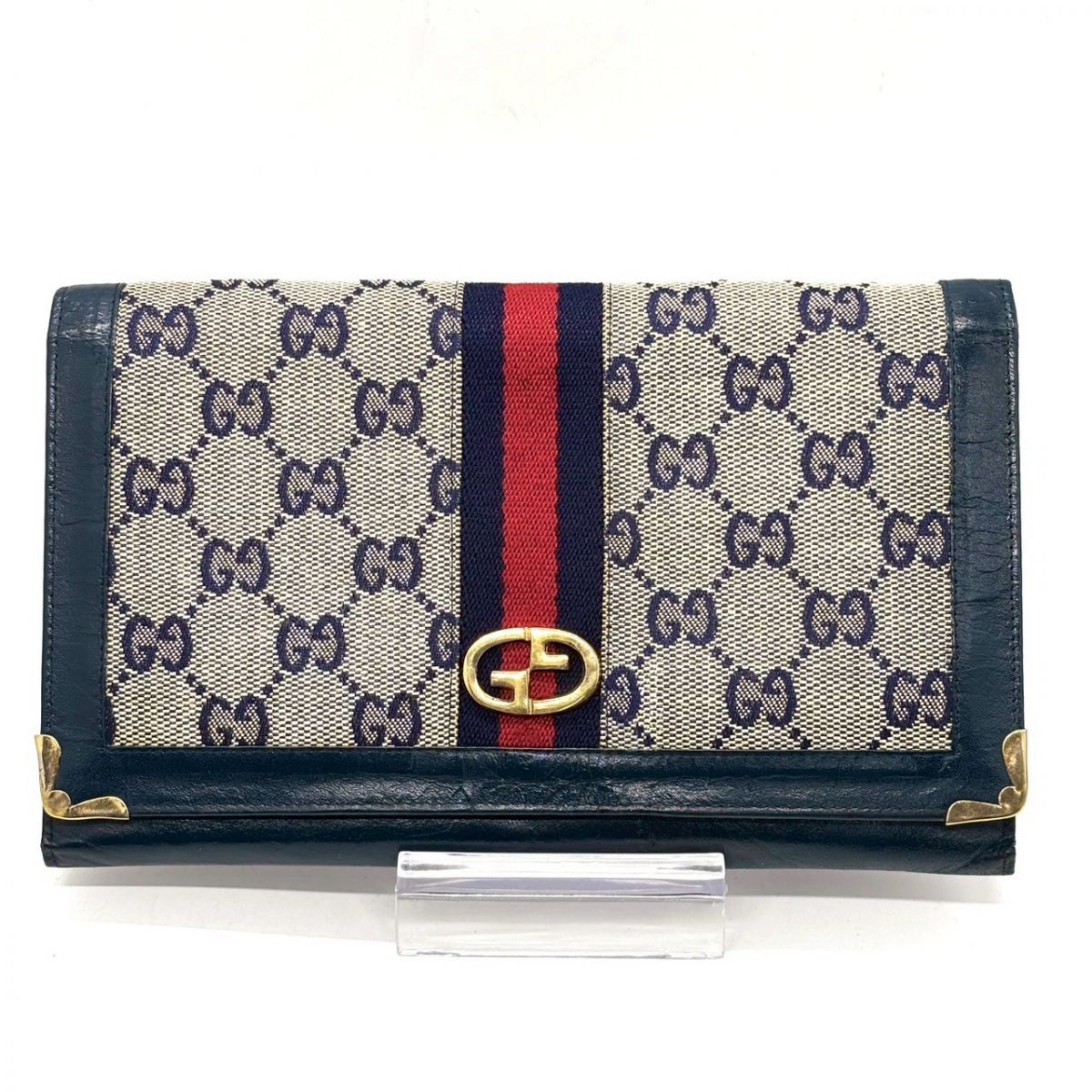 静かな誇りを纏う】 GUCCI 長財布 GGキャンバス シェリーライン 