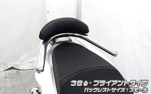 新品 WirusWin(ウイルズウィン) タンデムバー バックレスト付き ステンレス PCX150 (2BK-KF30) ブライアントタイプ φ38 スモール