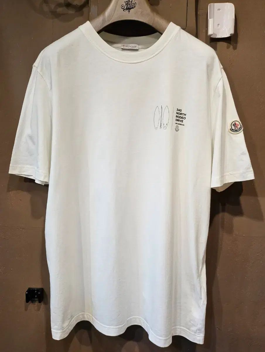 モンクレール 半袖Tシャツ 白