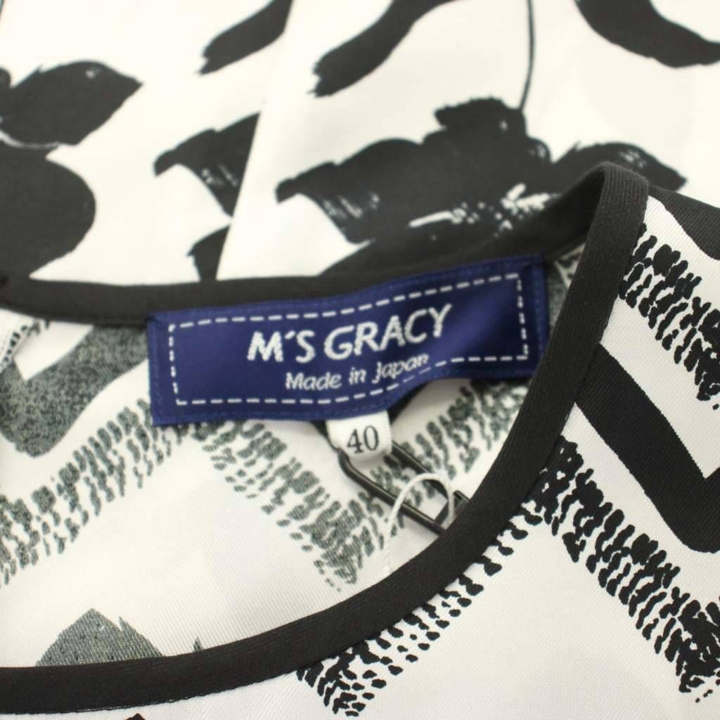 エムズグレイシー M'S GRACY ブラウス チュニック 長袖 プルオーバー