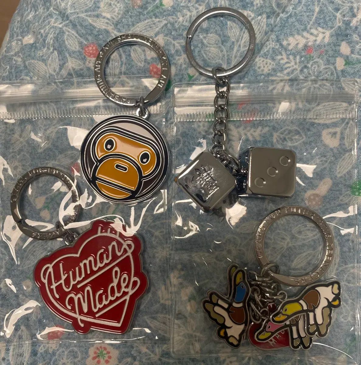 HUMAN MADE ヒューマンメイド A BATHING APE アベイシングエイプ STUSSY ステューシー キーホルダー まとめ