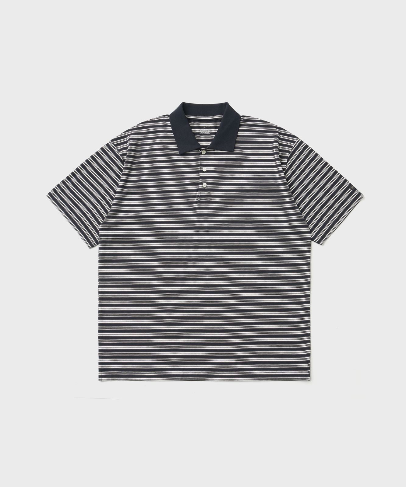 ANOTHER OFFICE アナザーオフィス Brief Stripe Short Sleeve TEE AOFSTS017 NAVY ポロシャツ