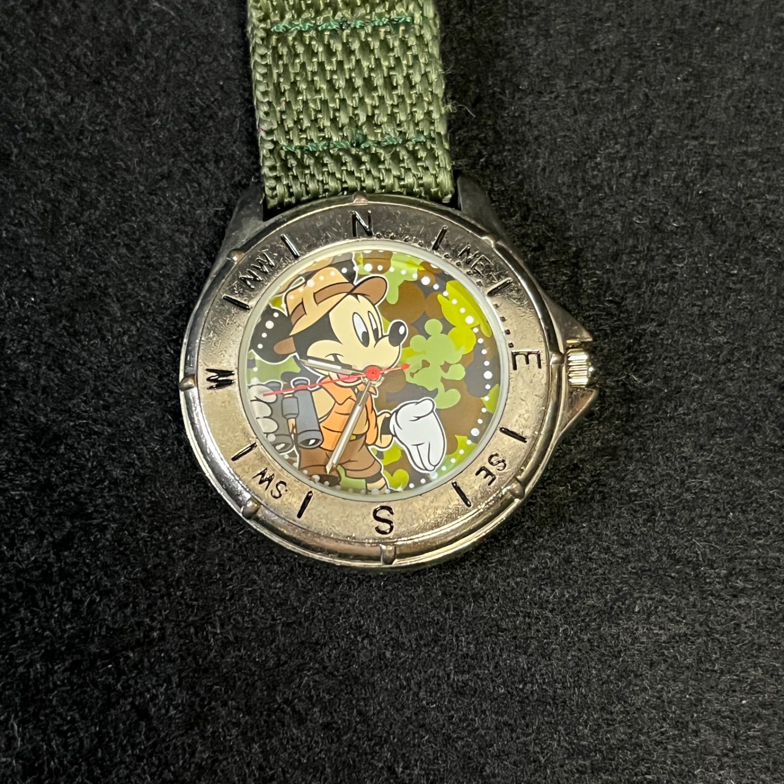 稼働品】 東京ディズニーシー ミッキー キーホルダー 時計 Disney 電池 