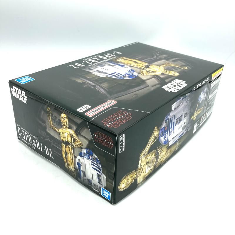 中古】ｷｬﾗﾌﾟ）ﾊﾞﾝﾀﾞｲ 1/12 C-3PO & R2-D2 未組立品 ｽﾀｰｳｫｰｽﾞ[13