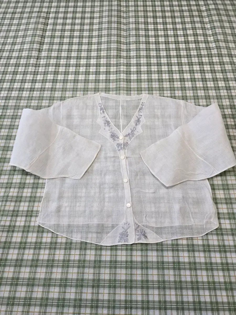 34ㅡリネン 麻 刺繍 改良 チマチョゴリㅡ66ㅡ77