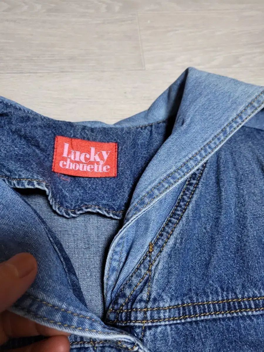 LUCKY CHOUETTE デニム ジャケットタイプ ヒョンウォン(HYUNGWON) ワンピース