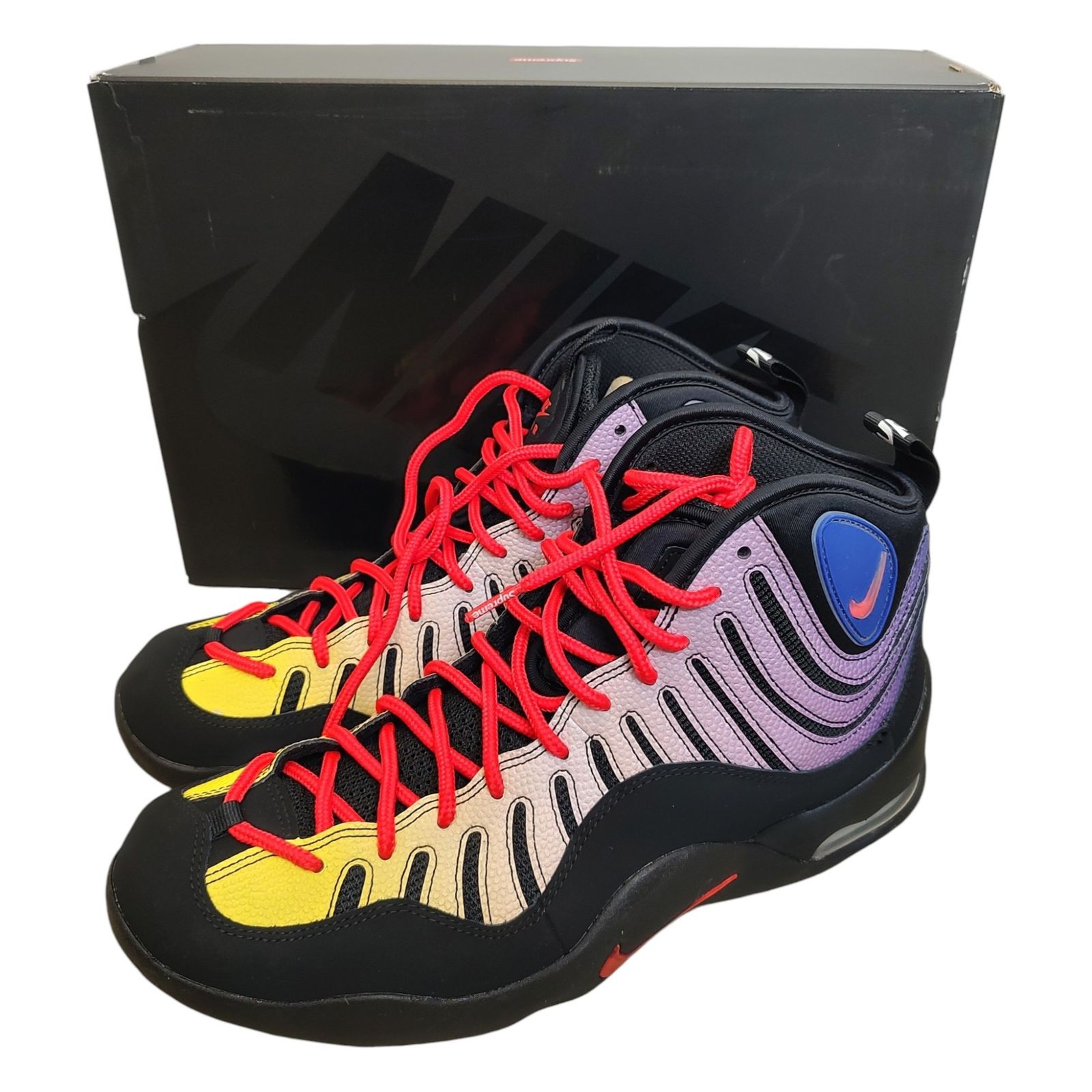 Supreme シュプリーム × Nike Air Bakin Black/Multi スニーカー DX3292 001 27.5 ブラック×マルチ メンズ