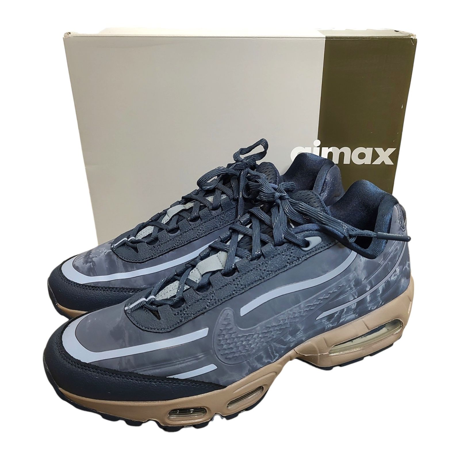 Worksout ワークスアウト × Nike Air Max 95 Big Bubble スニーカー HQ0263 400 28.5 ビッグバブル サンダーブルー メンズ