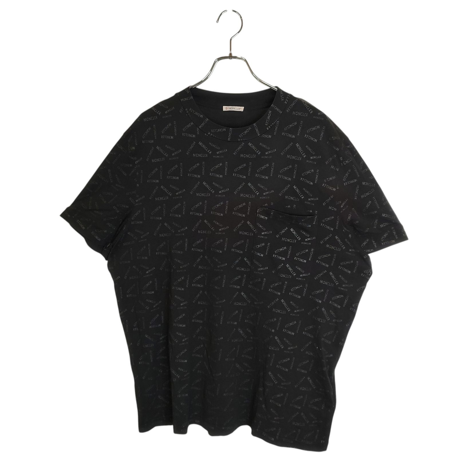 MONCLER モンクレール SS TSHIRT 半袖 Tシャツ H10918C00040 829H8 XXL ブラック メンズ