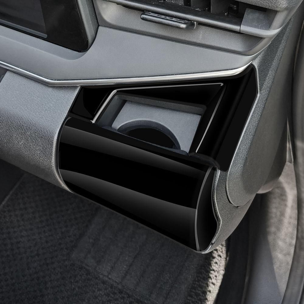 日産 Nissan E13 e-POWER/AURA系 2020年/2021年モデル 左右収納ボックスカバー 4点セット カーボン調/ピアノブラック ABS 貼り付け式 内装保護