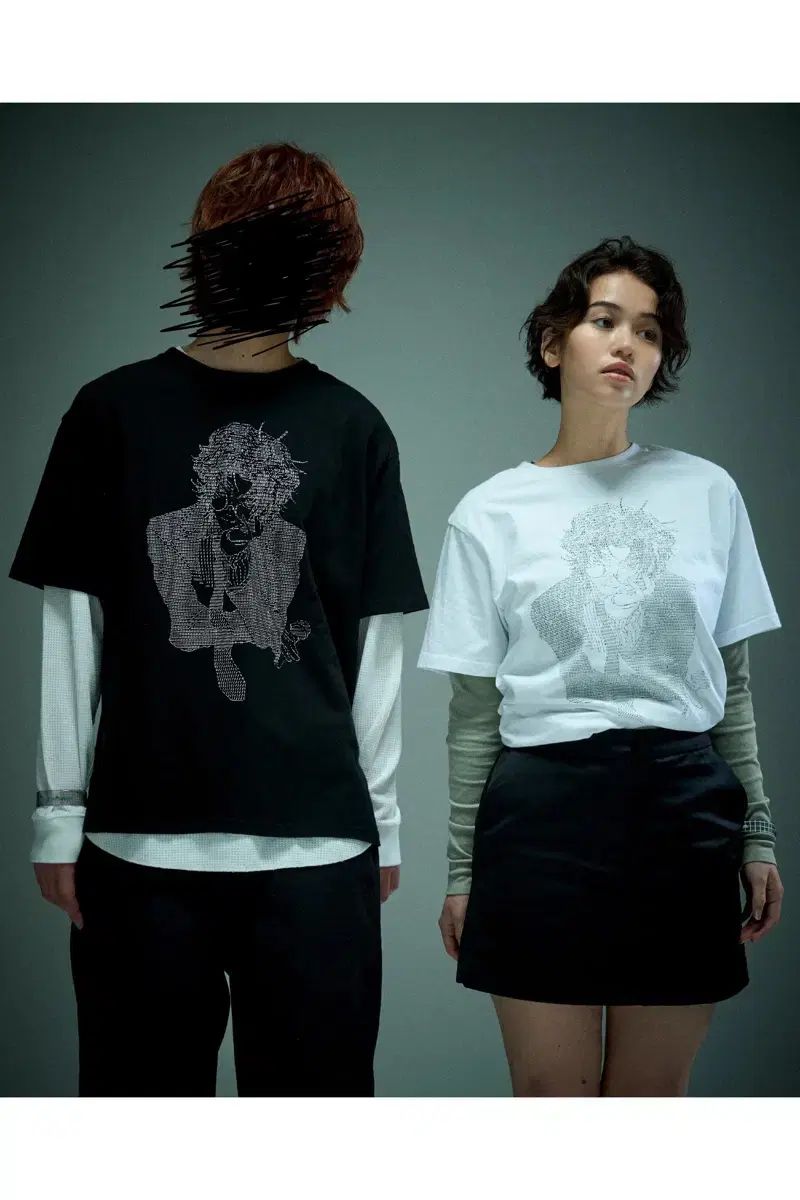 ナトリ ナトリウム ASCII アート Tシャツ ブラック 公演 アジアツアー ハン(HAN)